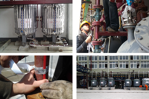 江蘇劍牌農化公司罐體、管道電伴熱保溫系統(tǒng)