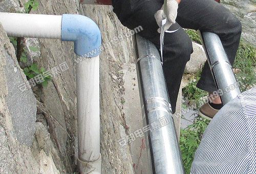 西安子午武警部隊(duì)給水和消防管道電伴熱保溫(圖2)